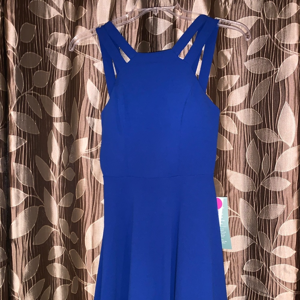 blue homecoming/formal dress